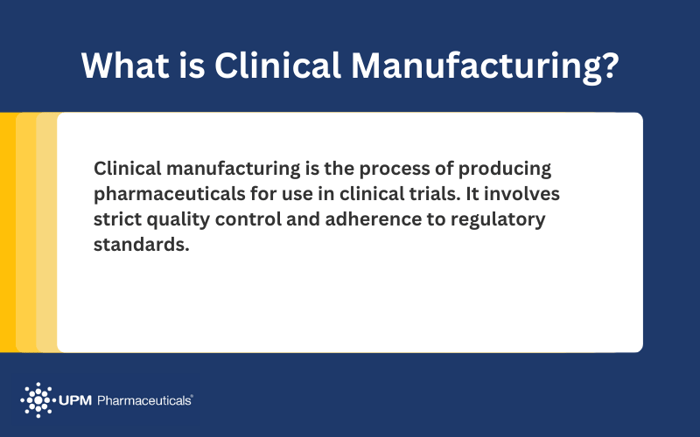 what is clinical manufacturing